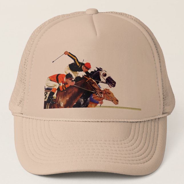 Thoroughbred Race Trucker Hat (Front)