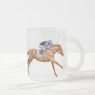 Thoroughbred Racehorse Frosted Mug