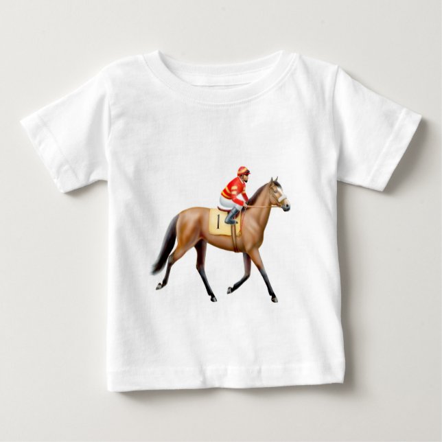Thoroughbred Racehorse Infant T-Shirt (Front)