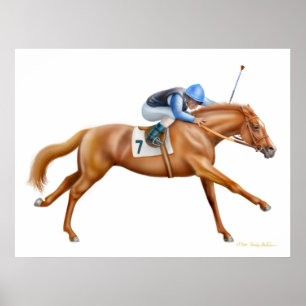 Thoroughbred Racehorse Print