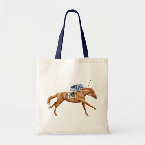 Thoroughbred Racehorse Tote Bag