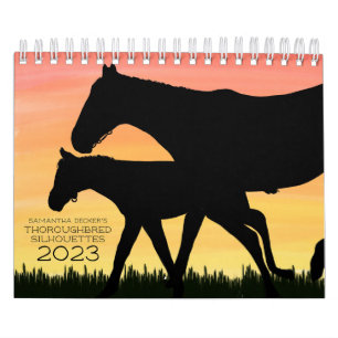 Thoroughbred Silhouettes 2023 Calendar