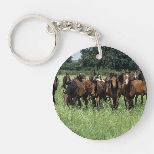 Thoroughbred Youngsters Keychain (Front)