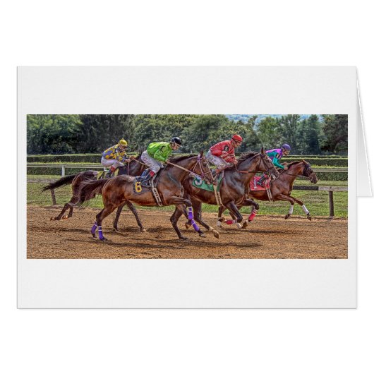 Thoroughbreds, Run Like The Wind Card (Front Horizontal)
