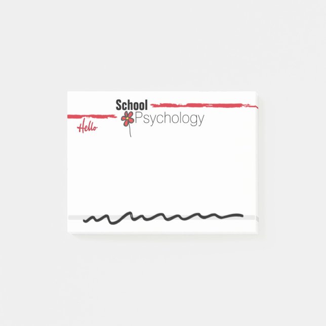 Thoroughly Modern School Psychology Post-it Notes (Front)