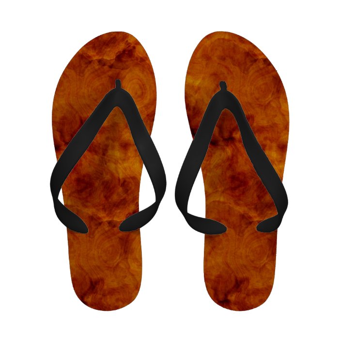 Thoroughly Rusted and Abstract Flip Flops