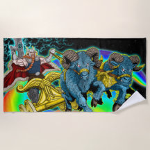 Thor's Chariot - Beach Towel