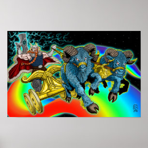 Thor's Chariot - Poster