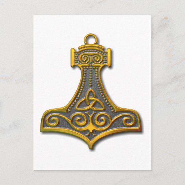 Thor's Hammer-gold Postcard (Front)