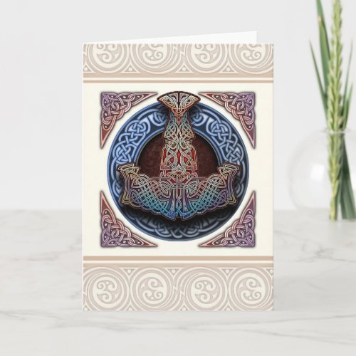 Thor's Hammer Greeting Card
