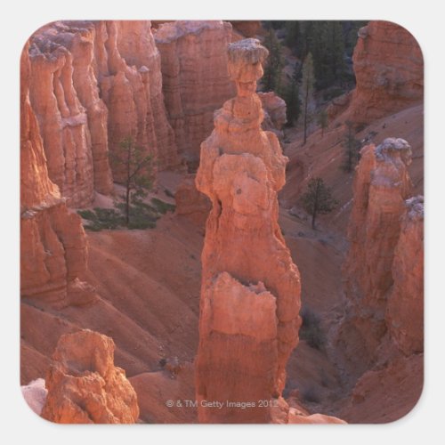 Thors Hammer hoodoo on Navajo Trail Square Sticker