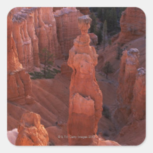 Thor's Hammer hoodoo on Navajo Trail Square Sticker