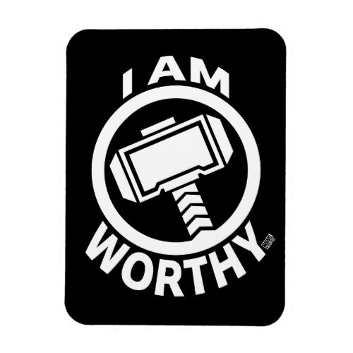 Thors Hammer _ I Am Worthy Magnet