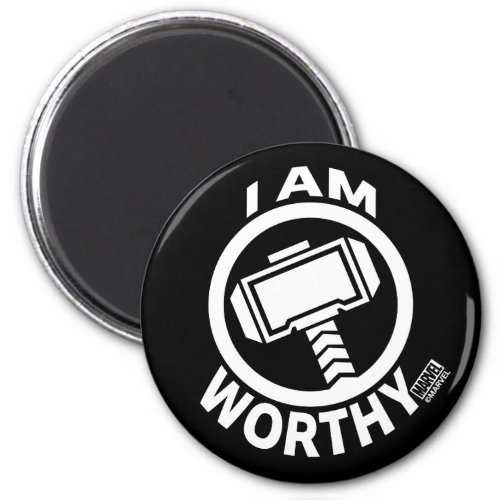 Thors Hammer _ I Am Worthy Magnet