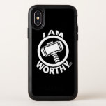 Thor&#39;s Hammer - I Am Worthy OtterBox Symmetry iPhone X Case