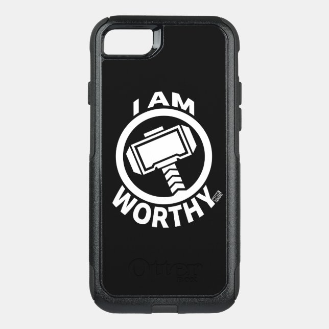 Thor's Hammer - I Am Worthy Otterbox iPhone Case (Back)