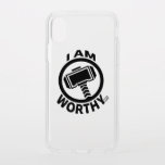 Thor&#39;s Hammer - I Am Worthy Speck iPhone X Case
