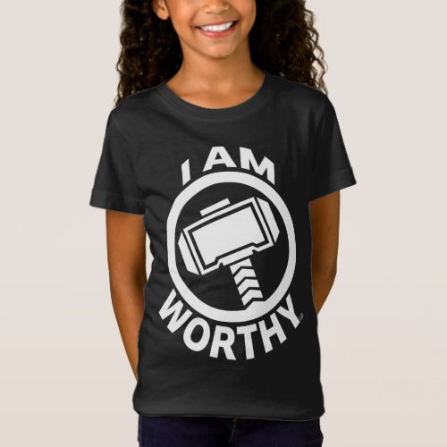 Thors Hammer _ I Am Worthy T_Shirt