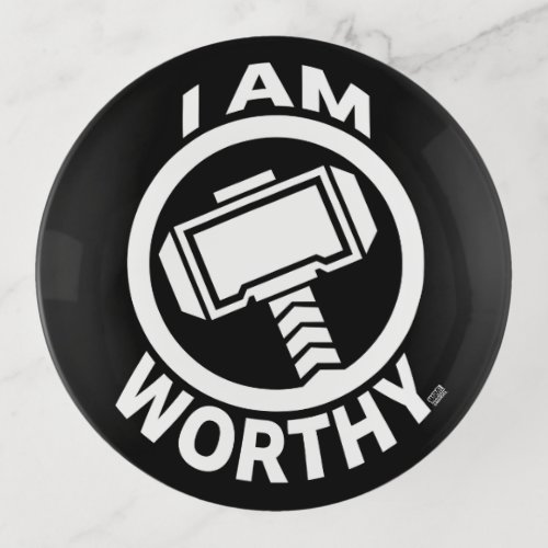 Thors Hammer _ I Am Worthy Trinket Tray