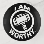 Thor&#39;s Hammer - I Am Worthy Trinket Trays