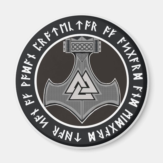 Thor's Hammer Magnet  (Front)