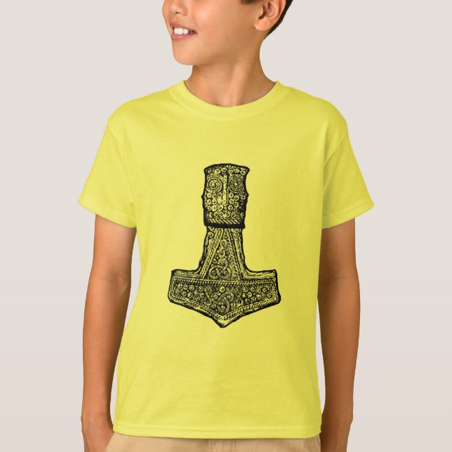 Thors hammer Viking lovers Hammer Shirt (Front)