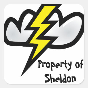 Thor's Thunder Square Sticker