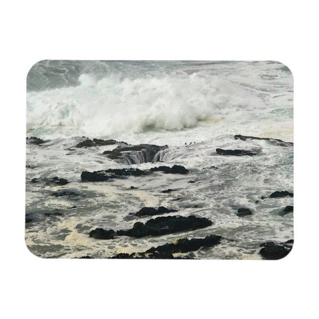 Thor's Well, Cape Perpetua, Oregon Coast Magnet (Horizontal)
