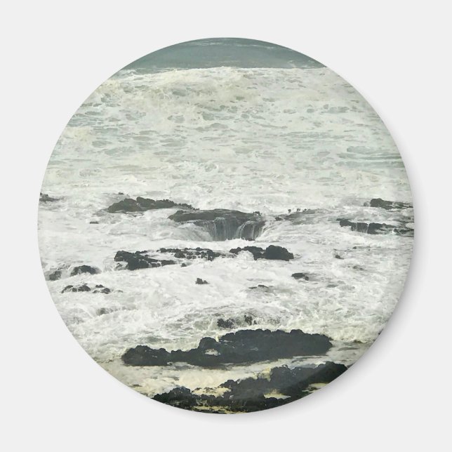 Thor's Well, Cape Perpetua, Oregon Coast Magnet (Front)