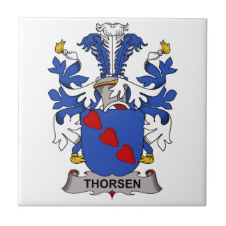 Thorsen Family Crest Tile
