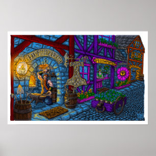 Thorsville Forge Poster