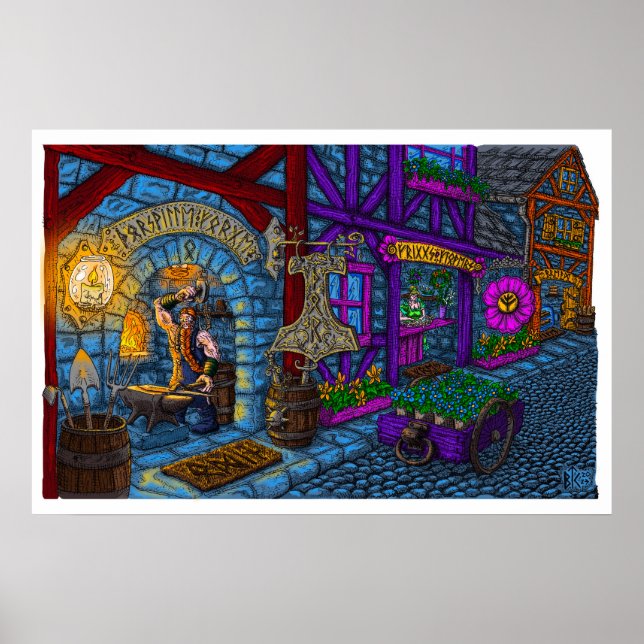 Thorsville Forge Poster (Front)