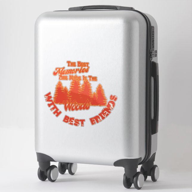 Those 7o's Camping Memories Stickers (Suitcase)