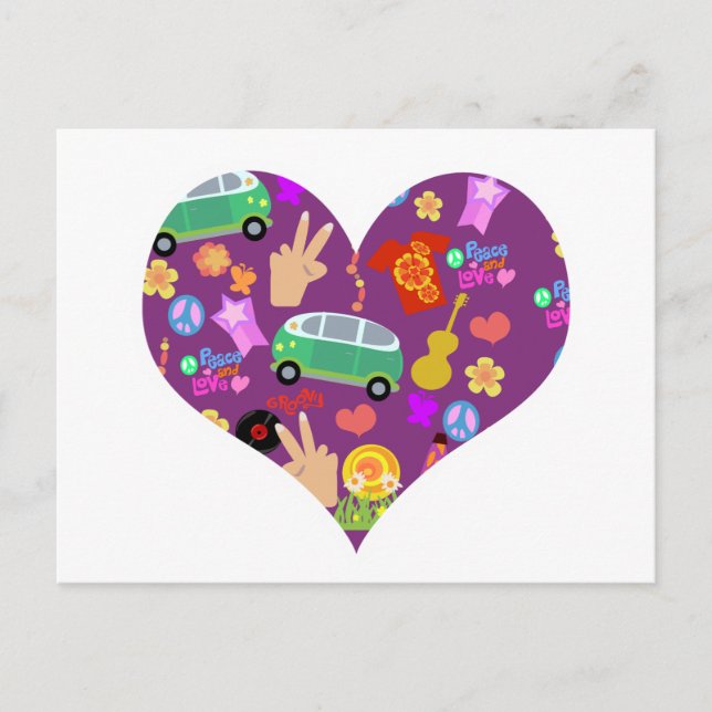 Those Groovy Days Postcard (Front)