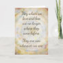 Those We Love and Lose Sympathy Quote Care Card