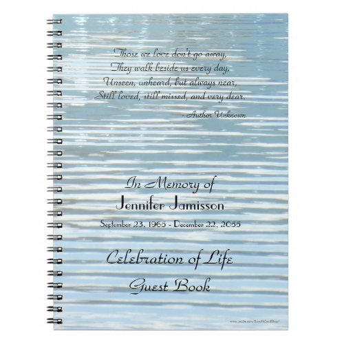 Those We Love Celebration of Life Guest Book