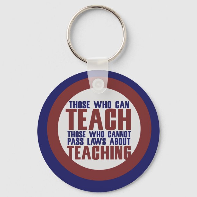 Those who can teach keychain (Front)
