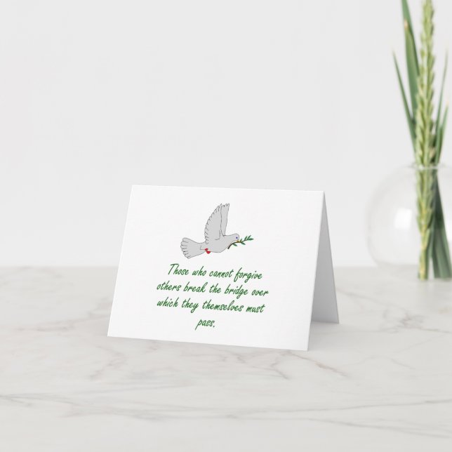 Those Who Cannot Forgive Others - Forgiveness Quot Card (Front)