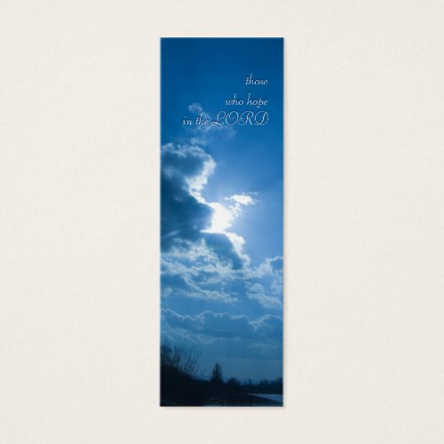 those who hope in the LORD - Bookmark Business Cards