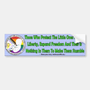 Those Who Protect The Little Ones Bumper Sticker
