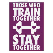 Those Who Train Together, Stay Together (Front)
