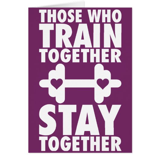 Those Who Train Together, Stay Together (Front)