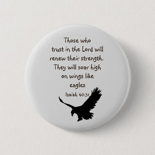 Those who trust in the Lord Scripture Inspiration Button