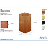 Those Who We Love Memorial Poem Keepsake Urn (Dimensions)