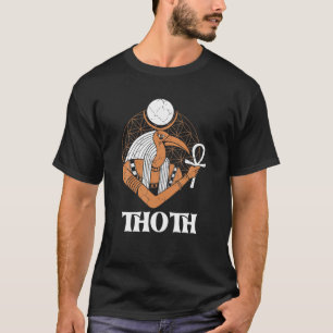 Thoth - Egyptian God - Ibis God Of Moon Magic Scie T-Shirt