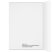 Thou Knowest My Path - Scripture Card (Inside (Left))