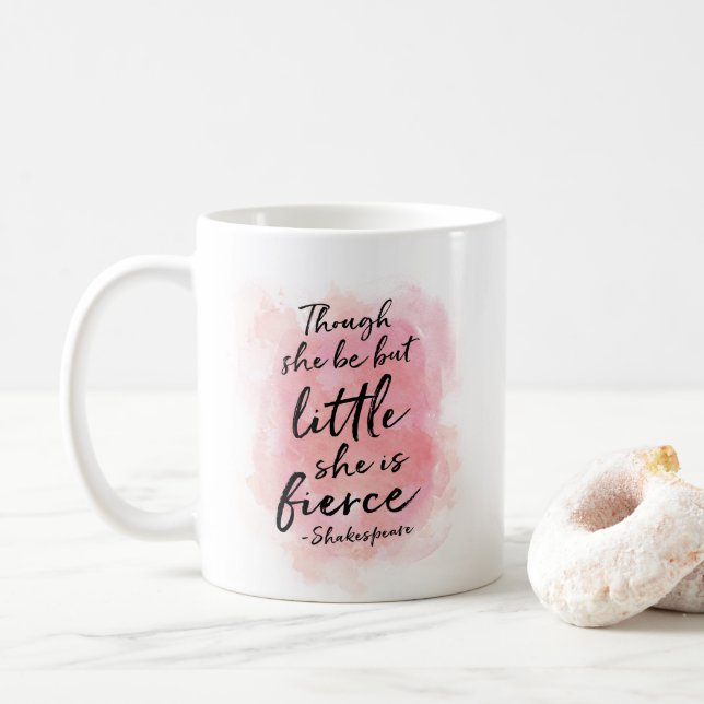Though she be but little, she is fierce mug (With Donut)