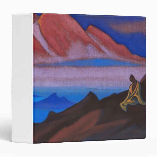 Thought, 1946 by Nicholas Roerich 3 Ring Binder (Front/Spine)