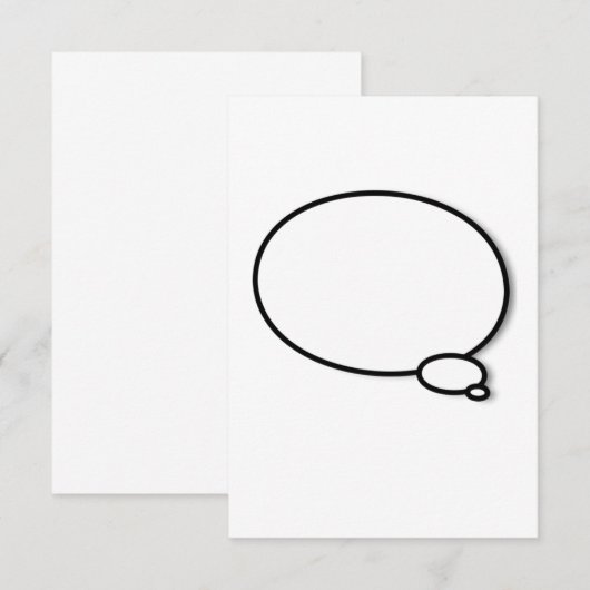 Thought Bubble (Front/Back)