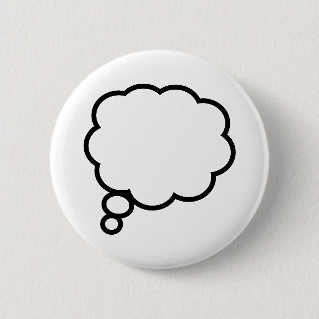 Thought Bubble Button (Front)